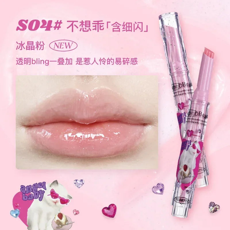 FLORTTE ×MIKKO ×ESTHER BUNNY CREAMY LIP CREAM Ice lens lip glaze water gloss lipstick