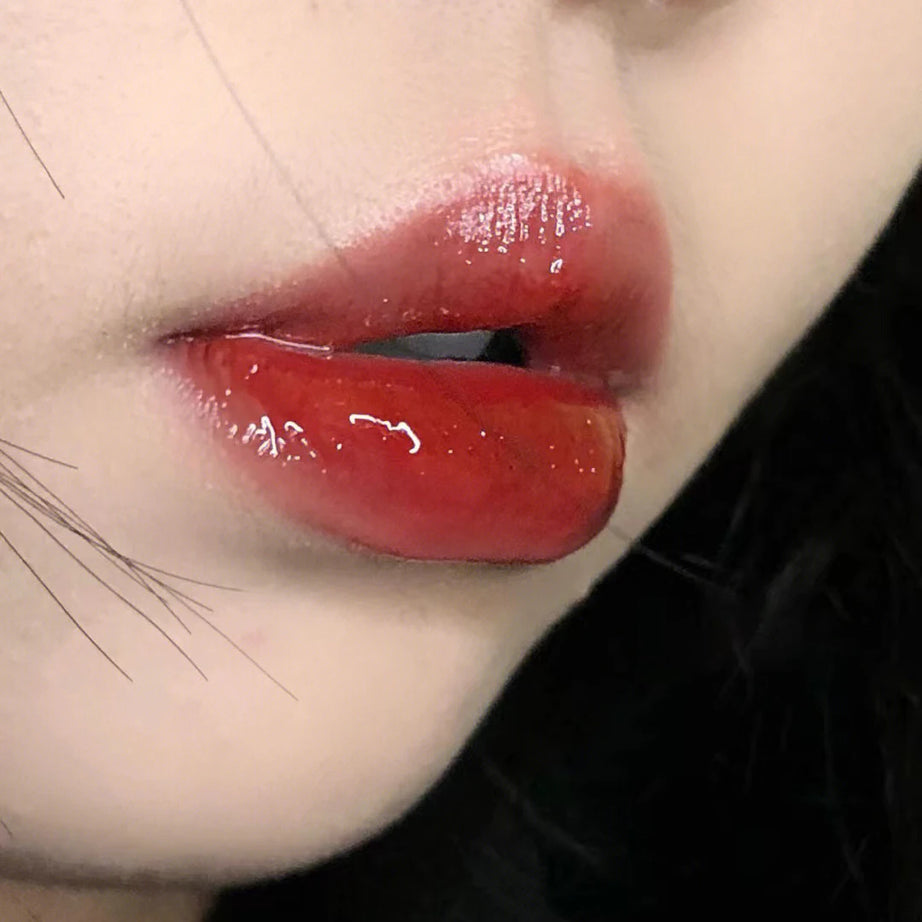 3Pcs/box Transparent Glitter Lip Gloss Set Clear Water Light Lip Glaze Moisturizer Color Changing Lip Oil Jelly Mirror Lipsticks