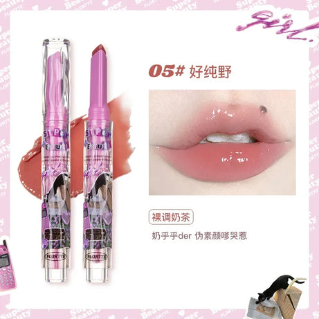 FLORTTE ×MIKKO ×ESTHER BUNNY CREAMY LIP CREAM Ice lens lip glaze water gloss lipstick