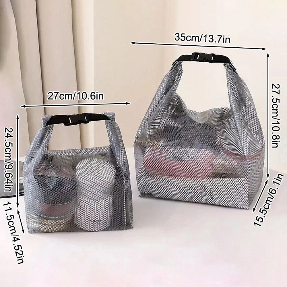 Waterproof Storage Bag, Fitness Clothing, Swimming Bathroom, Large Capacity Drawstring, Men's And Women's Outdoor Toiletries Bag