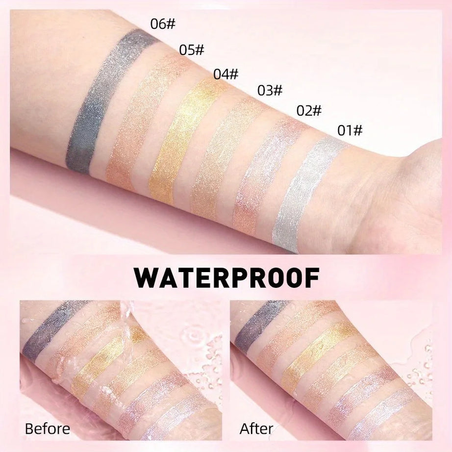 Metallic Glitter Liquid Lipstick Makeup Waterproof Lip Gloss Long-lasting Shimmer Metal Diamond Lip Glaze Tint Charming