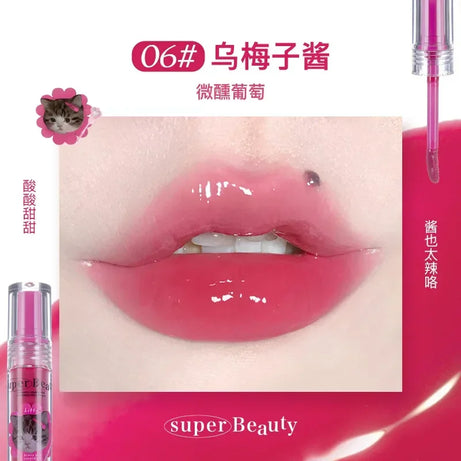 FLORTTE ×MIKKO ×ESTHER BUNNY CREAMY LIP CREAM Ice lens lip glaze water gloss lipstick
