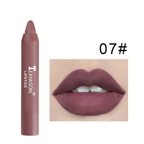 12 Colors Matte Misty Lipstick Set: Long-Lasting, Smudge-Proof, Sexy Velvet Lip Liners & Primer For Women's Makeup