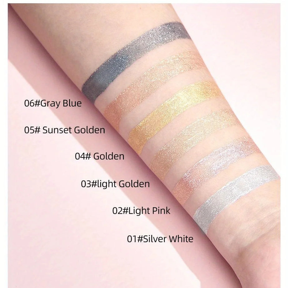 Metallic Glitter Liquid Lipstick Makeup Waterproof Lip Gloss Long-lasting Shimmer Metal Diamond Lip Glaze Tint Charming