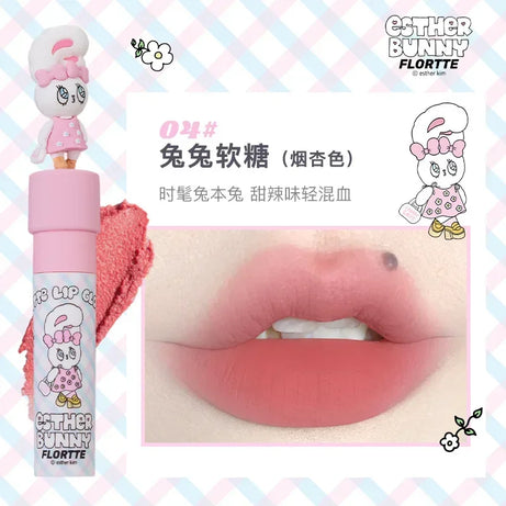 FLORTTE ×MIKKO ×ESTHER BUNNY CREAMY LIP CREAM Ice lens lip glaze water gloss lipstick