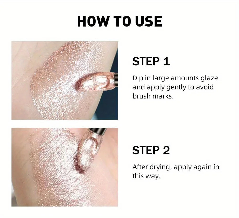 Metallic Glitter Liquid Lipstick Makeup Waterproof Lip Gloss Long-lasting Shimmer Metal Diamond Lip Glaze Tint Charming