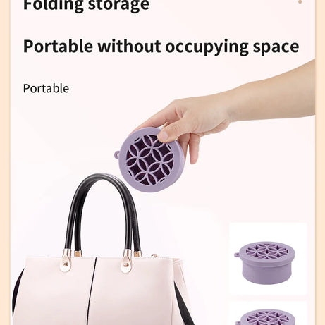 Multifunction Silicone Folding Makeup Brush Cleaning Cup Cleaning and drying 2-in-1 storage cup Beauty Cosmetic Brush Scrub Cup