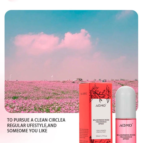 2 Pcs Coconut Rose Fragrance Spray Hair & Body Fragrance Mist Fresh Long Lasting Fragrance Perfume Travel Size Freshener Spray