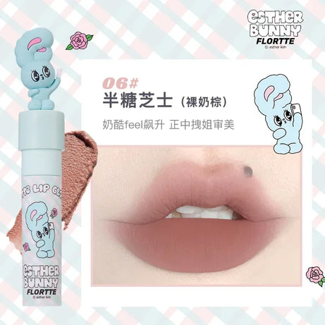 FLORTTE ×MIKKO ×ESTHER BUNNY CREAMY LIP CREAM Ice lens lip glaze water gloss lipstick