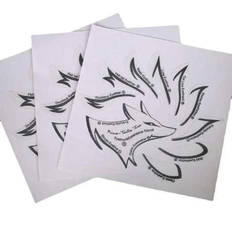 Women Eyes Makeup Stencils Winged Eyeliner Stencil Template Shaping Tools Eyebrows Eye Shadow Makeup Template Tool Stickers Card