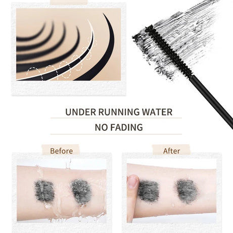 O‘cheal Mascara Black Lash Eyelash Brush 3D Silk Thick Curling Lengthening Eyes Lashes Beauty Makeup Cosmetics Extension Mascara