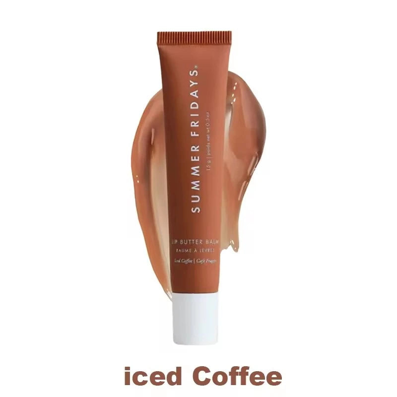 Summer Friday's Lip Balm Moisturizing Mirror Lip Gloss Lip Pink Guava Vanilla Coffee Cake Smell Lipstick Transparent Oil Makeup